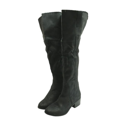 Black Knee High Boots