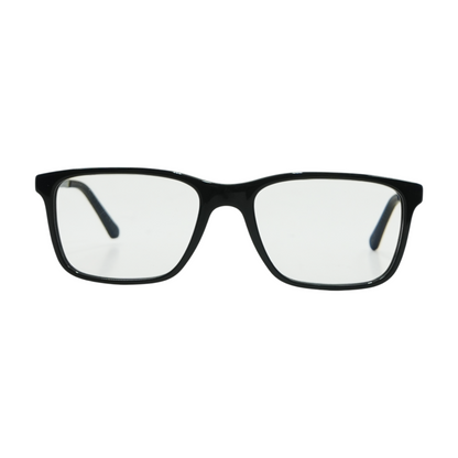 Black RL 6133 Rectangle Prescription Eyewear