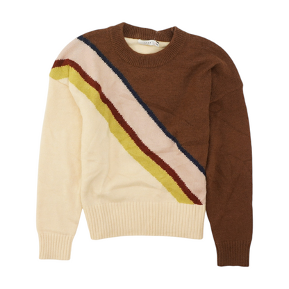Multi Abstract Pullover Sweater