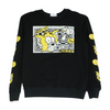 Black Graphic Sweatshirt Pullover