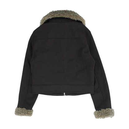 Brown Solid Jacket