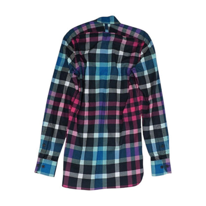 Multi Plaid Long Sleeve Button Down