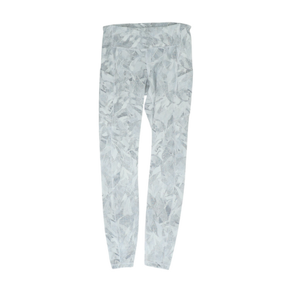 Ivory Abstract Active Leggings