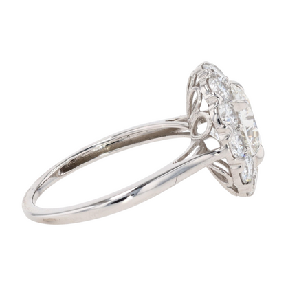 3 1/3 ctw 14K White Gold Lab Grown Diamond Fashion Ring