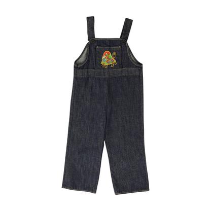 Vintage Blue Sleeveless One-Piece