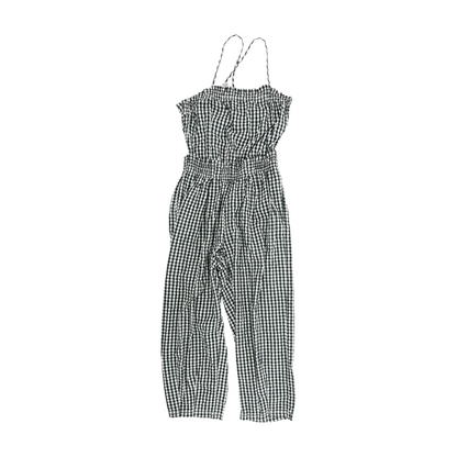 Black Check Jumpsuit