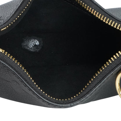 Black Mini Moon Bag in Giant Monogram Empreinte Leather