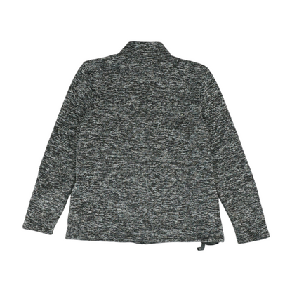 Black Abstract Active Jacket