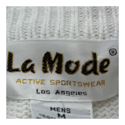 Vintage White Needham Golf Club Sweater