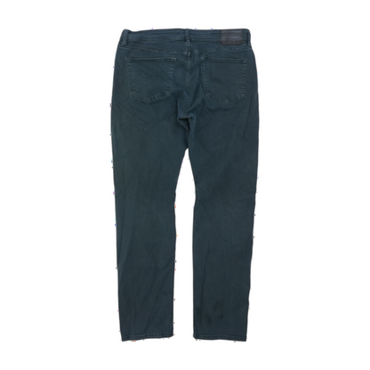 Teal Straight Jeans