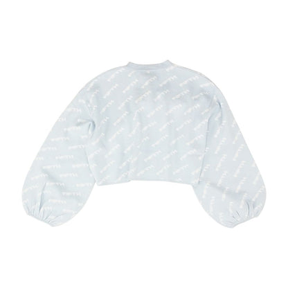 Blue Graphic Sweatshirt