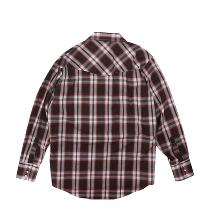 Red Plaid Flannel Button Down