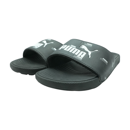 Black Athletic Slides Shoes