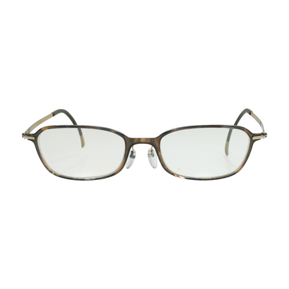Brown Rectangle Prescription Eyewear