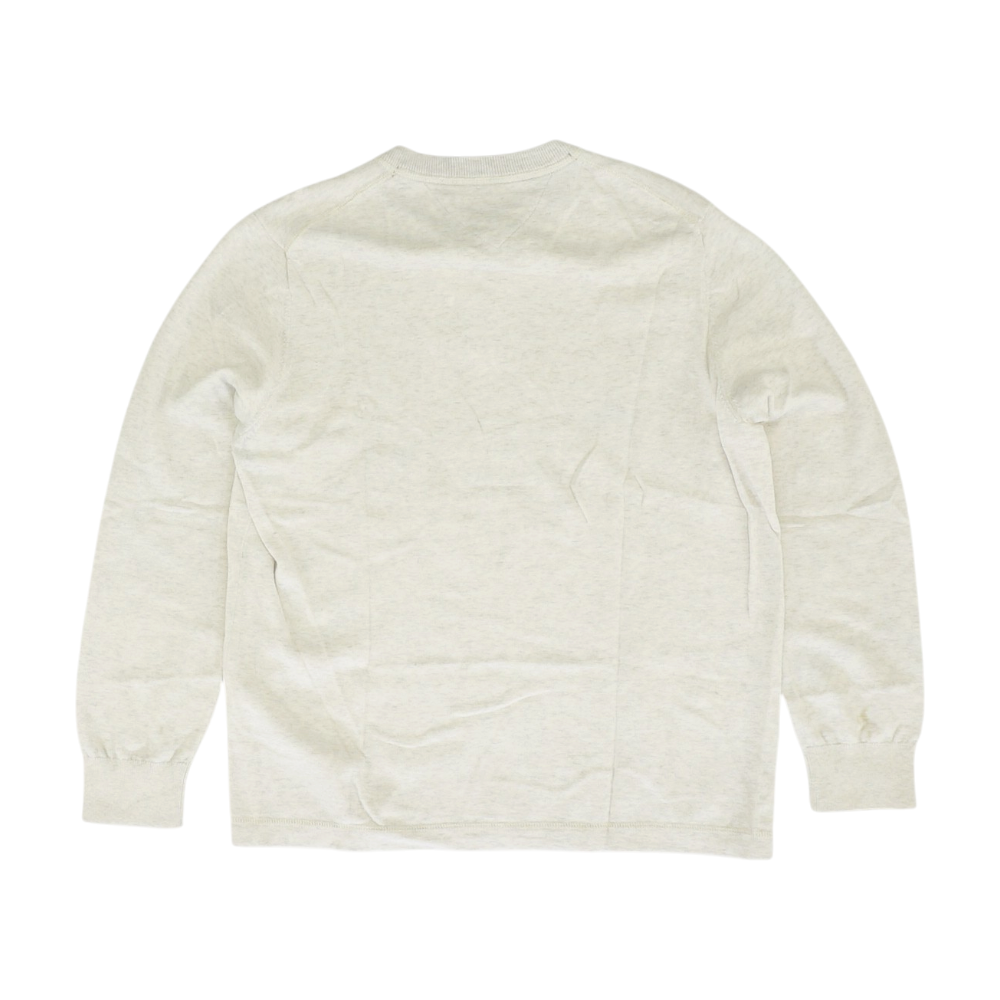 Beige Solid Pullover Sweater