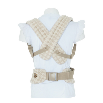 Beige Houndstooth Infant Carrier