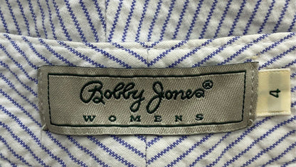 Vintage White Striped Chino Shorts
