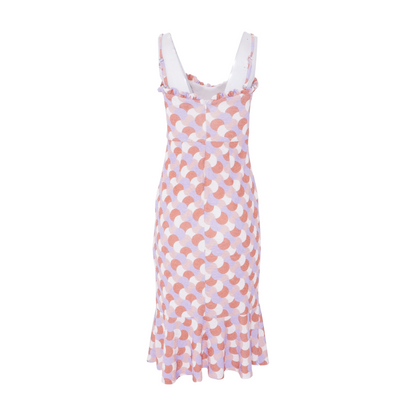 Multi Polka Dot Midi Dress