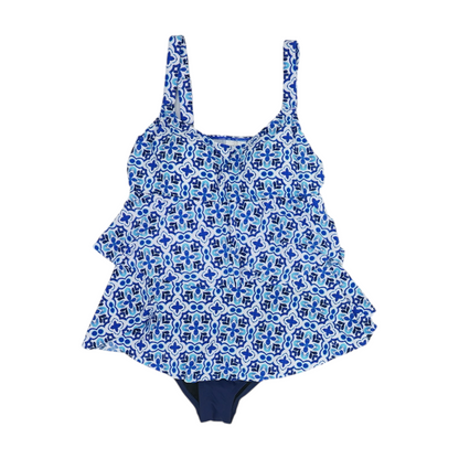 Blue Graphic One-Piece