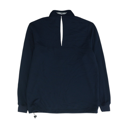 Navy Solid 1/4 Zip Pullover