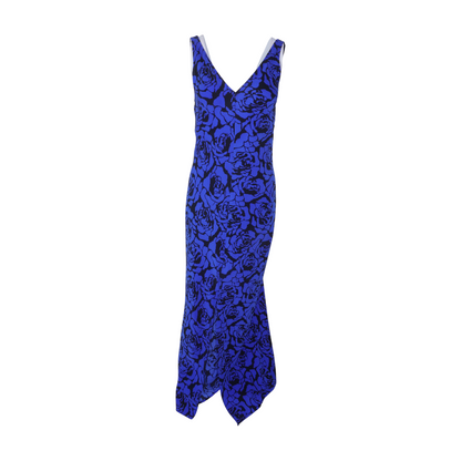 Blue Floral Maxi Dress