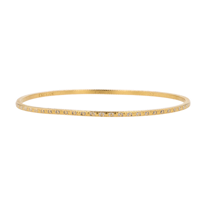 22K Yellow Gold Bangle Bracelet