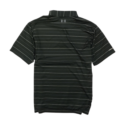 Black Striped Short Sleeve Polo