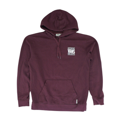 Maroon Solid Hoodie Pullover