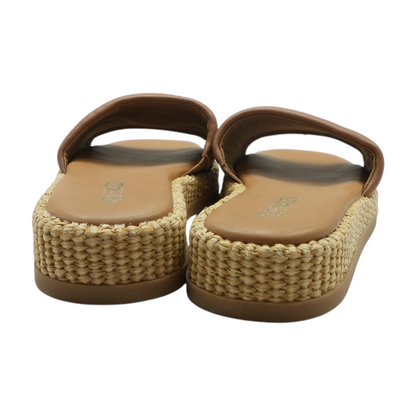 Brown Wedged Sandals