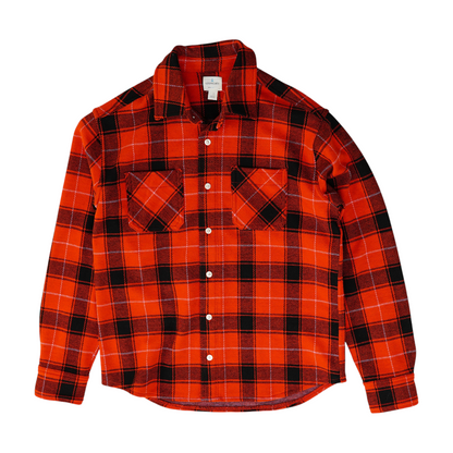 Red Plaid Flannel Button Down