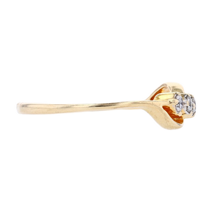 1/10 ctw 14K Yellow Gold Diamond Band Ring