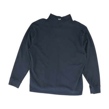 Navy Solid 1/4 Zip Pullover