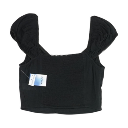 Black Cropped Blouse