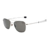 Randolph Silver AF207 Aviator Sunglasses – Image 1