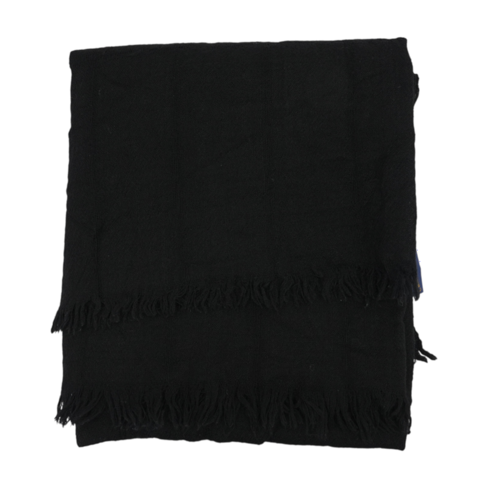 Black Wool Scarf
