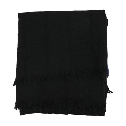 Black Wool Scarf