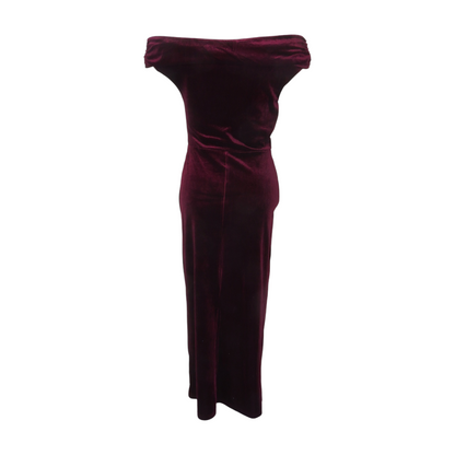 Burgundy Midi Dress