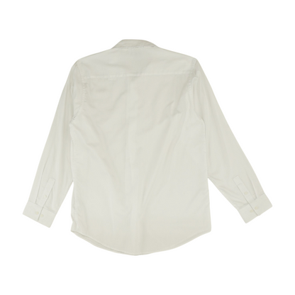White Husky Long Sleeve Button Down