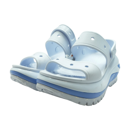 Blue Wedged Sandals