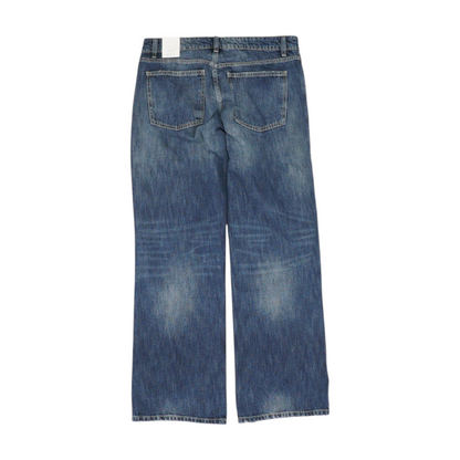Blue Wide Leg Jeans