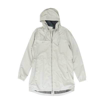 Gray Solid Rain Jacket