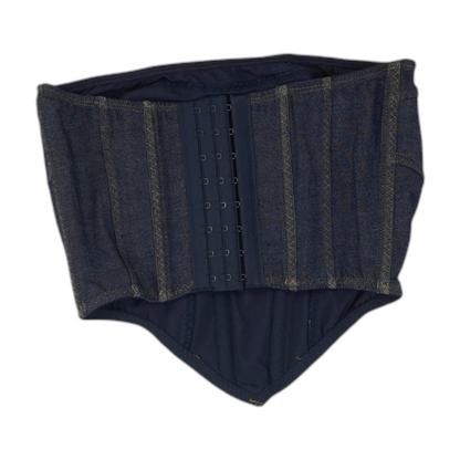 Blue Cropped Blouse