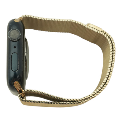 45mm Series 8 Midnight Smartwatch Gold Band S/M