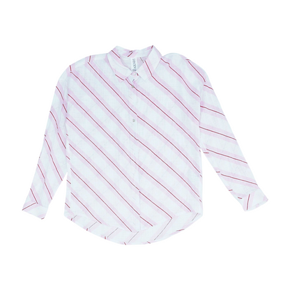 Pink Striped Button Down
