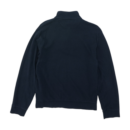 Navy Solid 1/4 Zip Pullover
