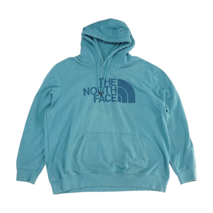 Blue Solid Hoodie Pullover