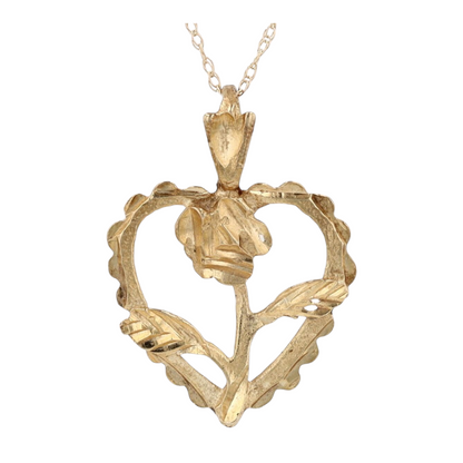 14K Yellow Gold Pendant Necklace