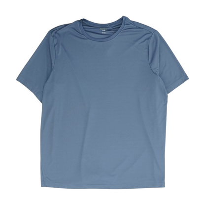 Blue Solid Active T-Shirt