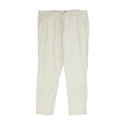 Beige Regular Pants