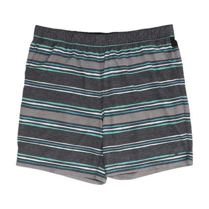 Gray Striped Swim Bottom